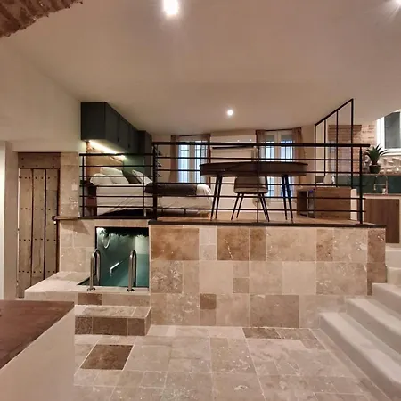 Amagat Loft Piscine Et Hammam Daire *